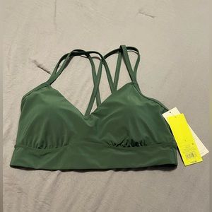 All in motion size large green sports bra NWT